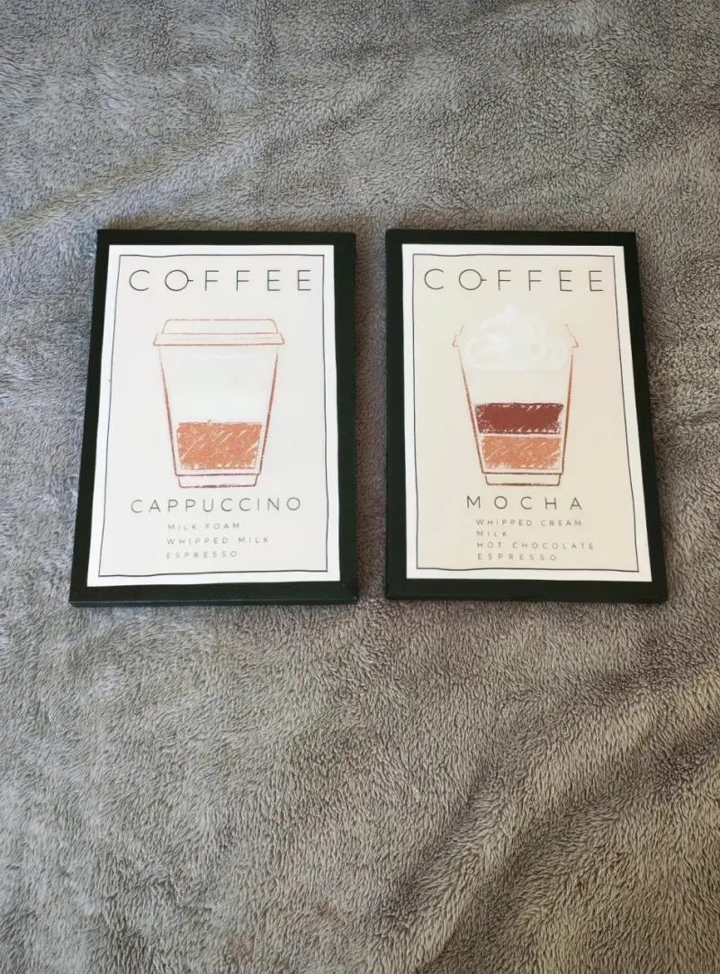 Cuadros decorativos de café