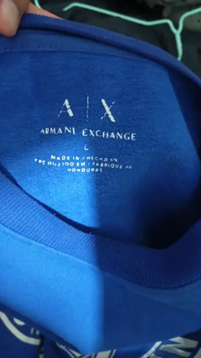 Polerón azul Armani Exchange g5 - miniatura 2