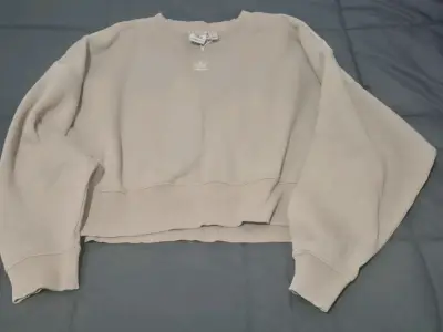 Polerón beige Adidas - miniatura 1