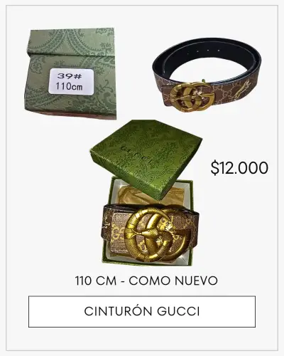 Cinturón Gucci en caja - miniatura 1