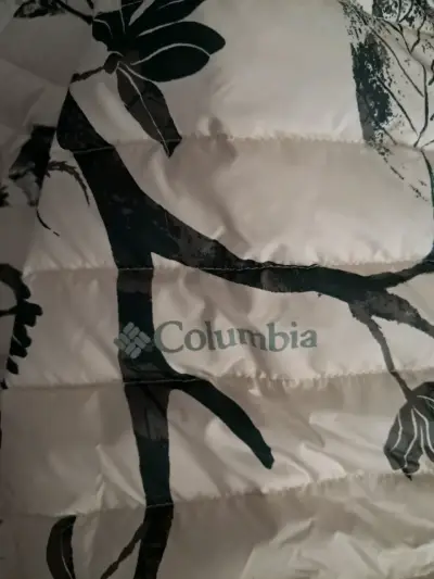 Chaqueta Columbia estampada blanca - miniatura 1