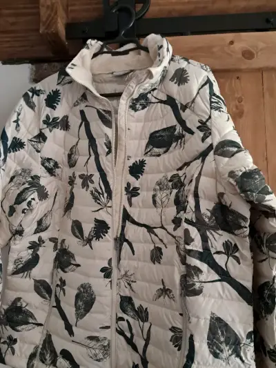 Chaqueta Columbia estampada blanca - miniatura 3