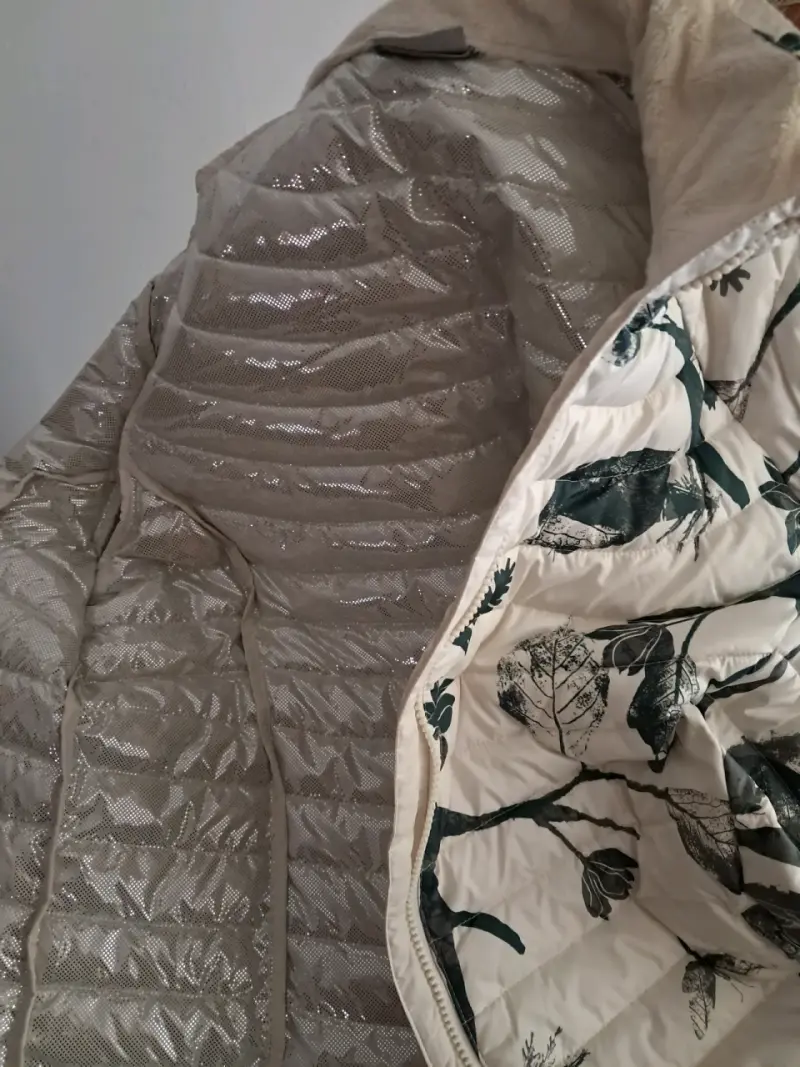 Chaqueta Columbia estampada blanca - 5