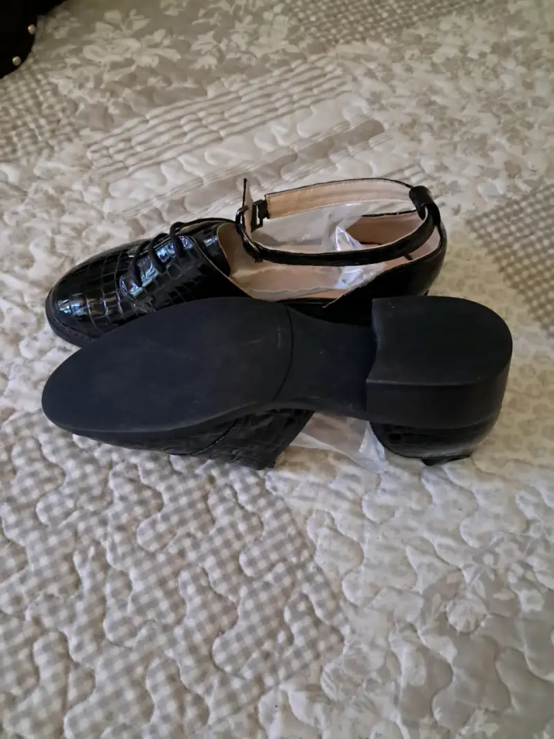 Zapatos formales negros charol - 2