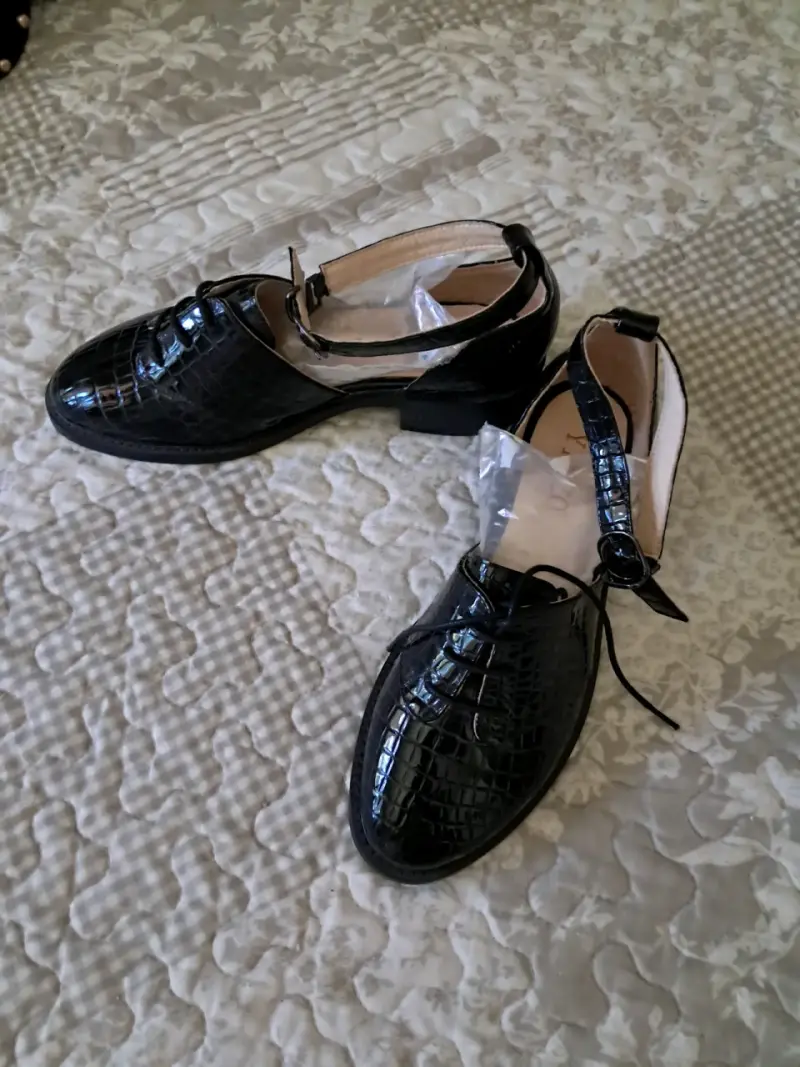 Zapatos formales negros charol - 6