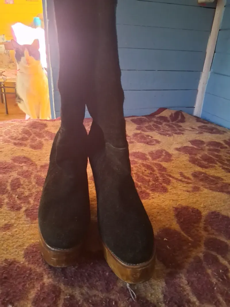Botas negras de plataforma - 2