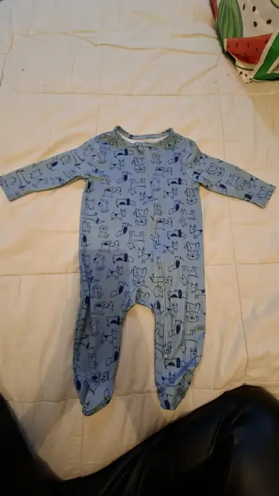 Enterito azul con estampado infantil - miniatura 1