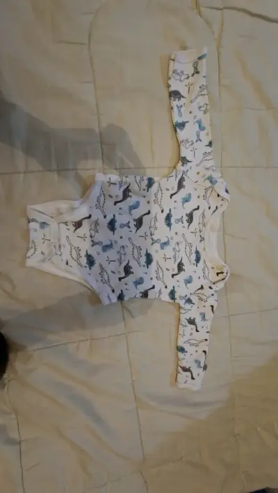 Body bebé estampado dinosaurios - miniatura 1