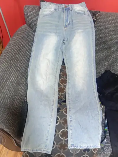 Jeans azul claro unisex - miniatura 1