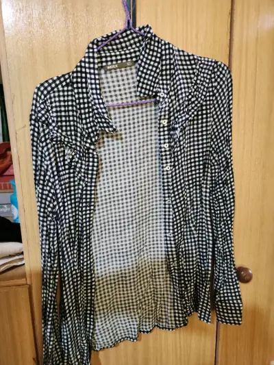 Camisa a cuadros roja y azul - miniatura 5