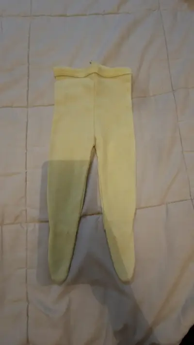 Pantalones amarillos para bebé - miniatura 1
