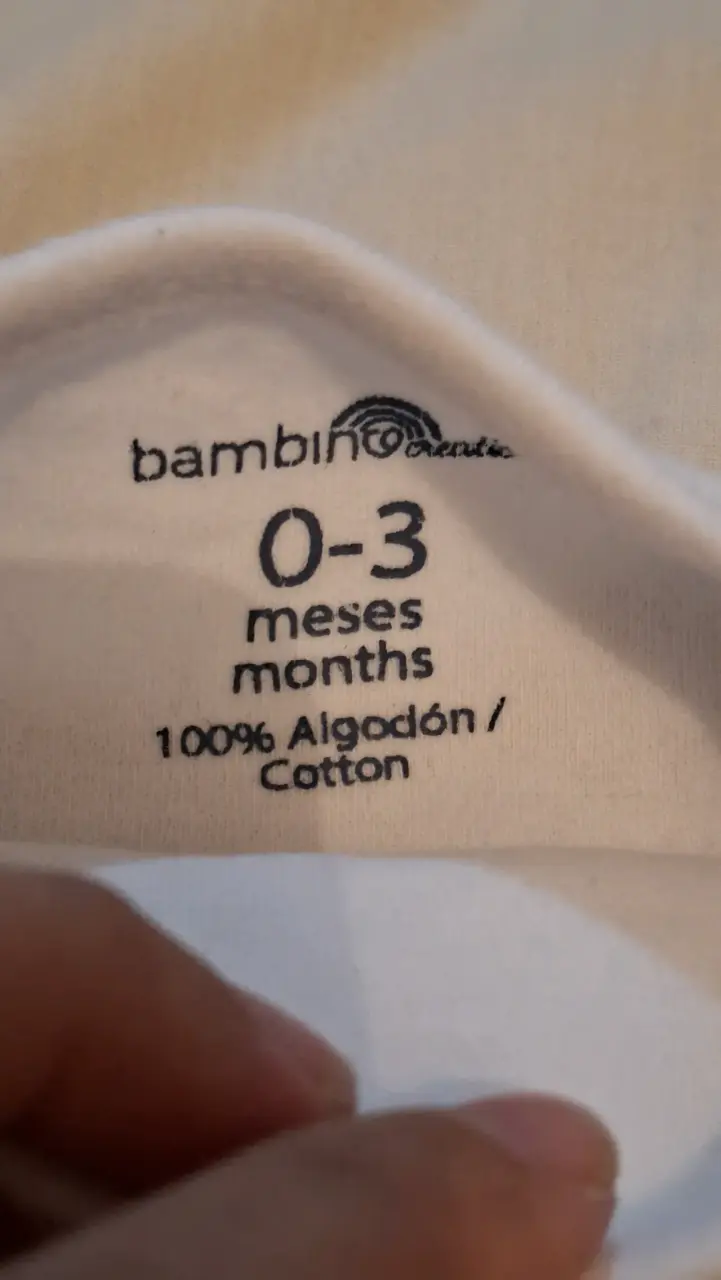 Body bebé blanco diseño oso - 2