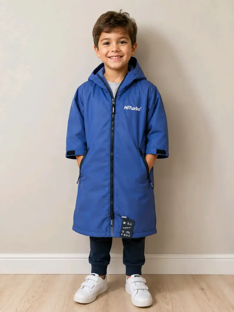 Chaqueta impermeable HiTurbo azul - 2