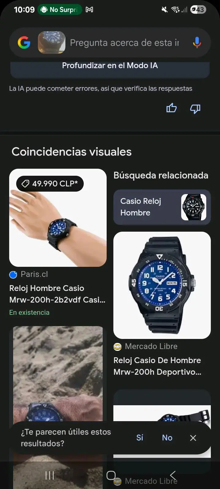 Reloj deportivo negro hombre - 2