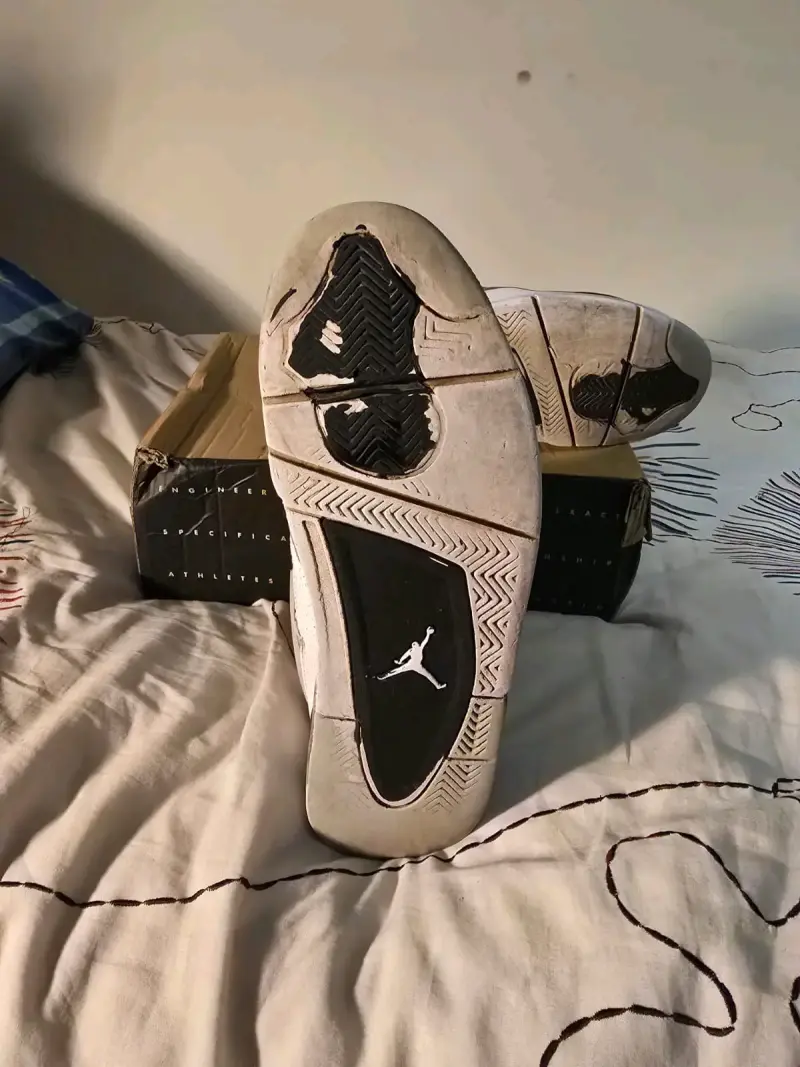 Zapatillas Jordan 4 Militar y black - 3