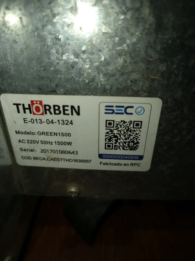 Calefactor eléctrico Thorben negro - 4
