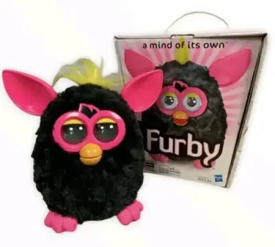 Furby Año 2012 - Negro con Fucsia - miniatura 1