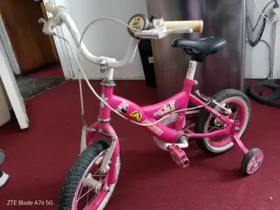 Bicicleta infantil Minnie rosa - miniatura 1