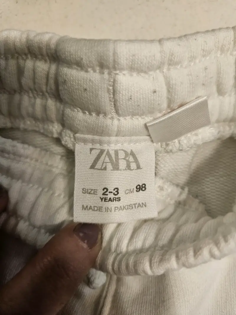 Pantalon buzo blanco zara talla 2-3 años - 3