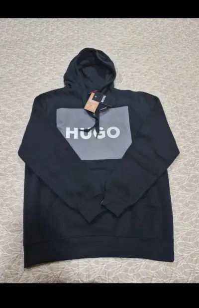 Polerón negro Hugo Boss - miniatura 1