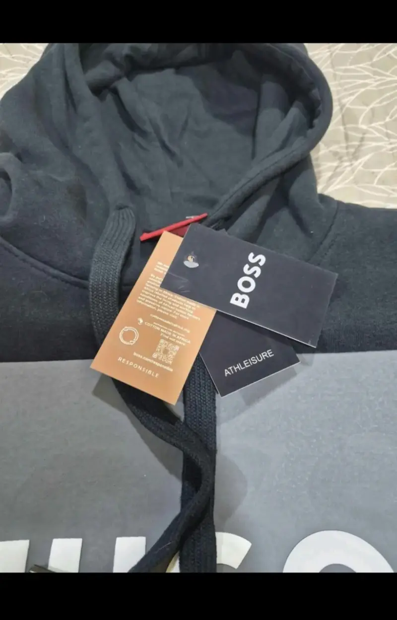 Polerón negro Hugo Boss - 5