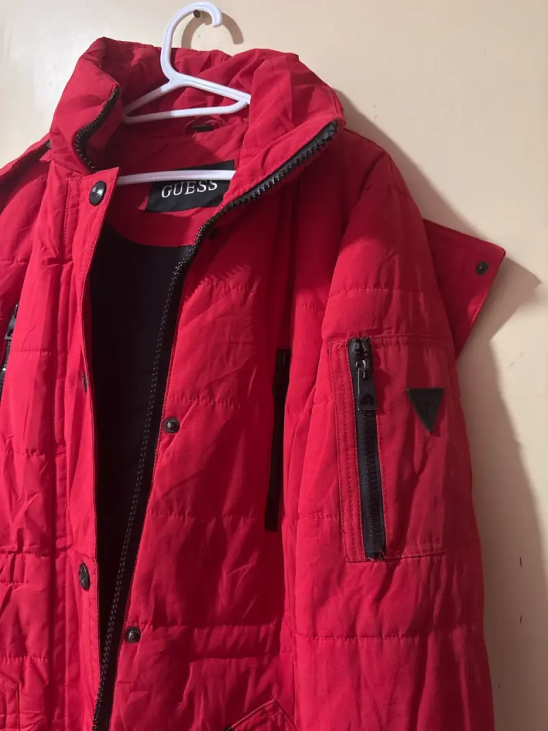Chaqueta roja acolchada - 3
