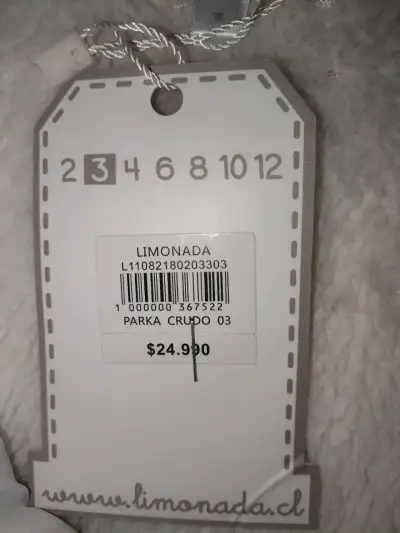 Abrigo de peluche blanco para niñas - miniatura 3