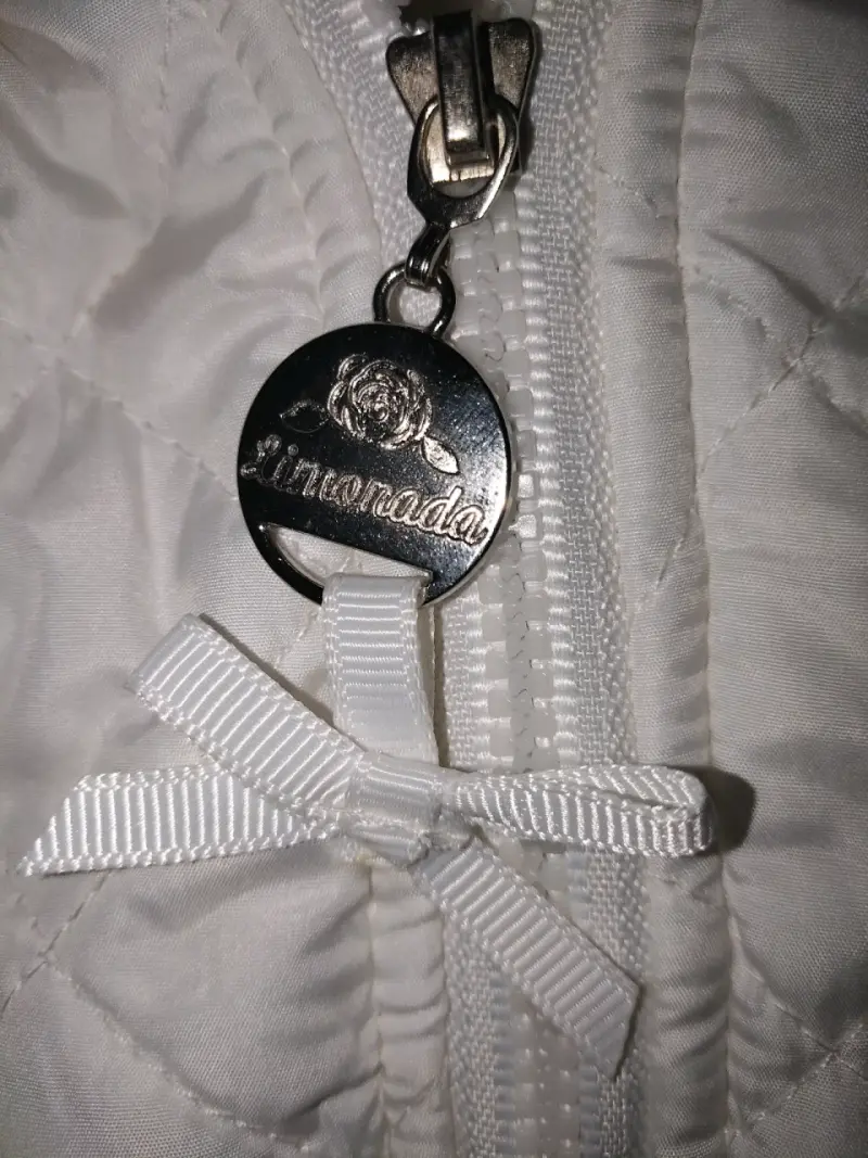 Abrigo de peluche blanco para niñas - 4
