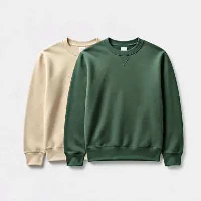 Polerones beige y verde con y sin capucha - miniatura 2