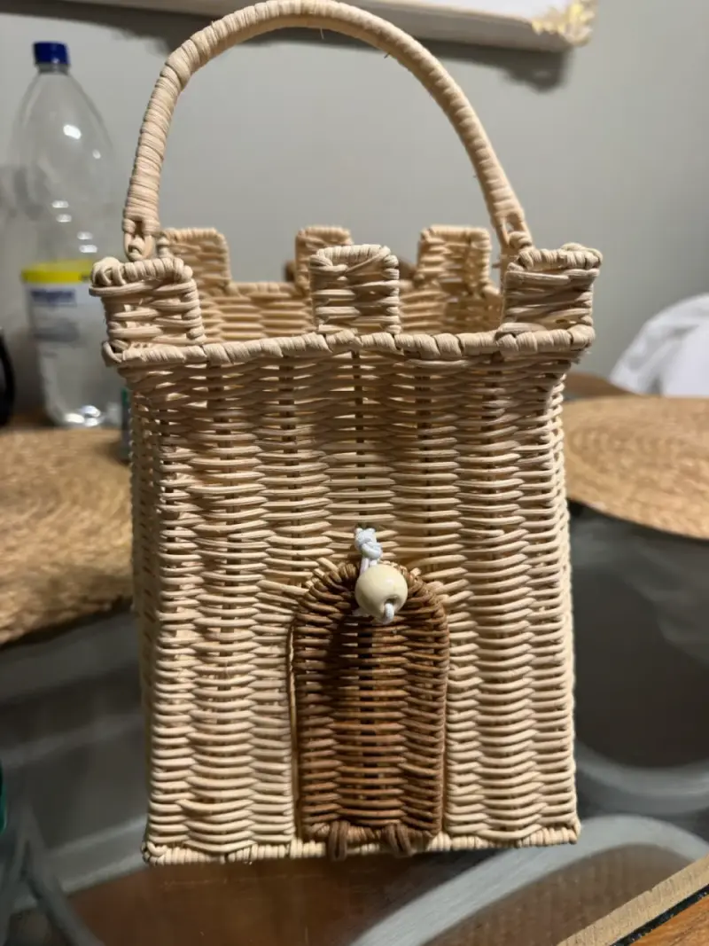 Bolso castillo de mimbre - 5