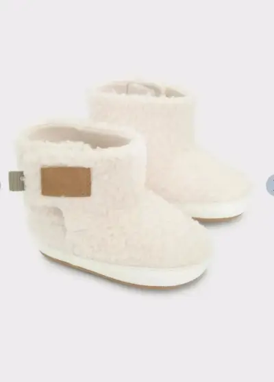 Botines de bebé blancos - miniatura 1