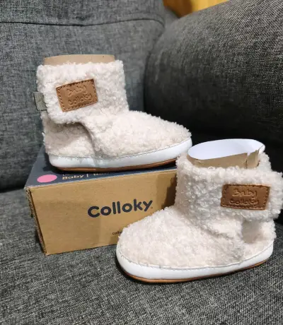 Botines de bebé blancos - miniatura 2