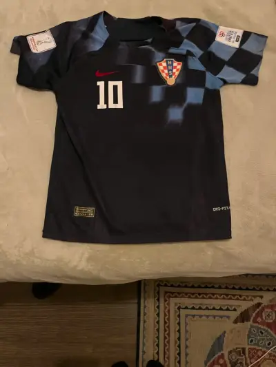 Camiseta deportiva azul Croacia - miniatura 1