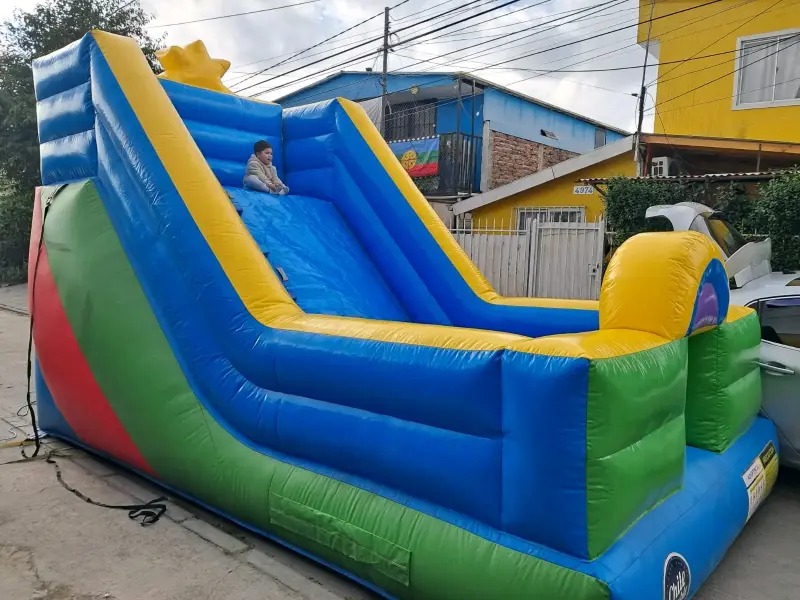 Castillo inflable grande + turbina 0 detalles - 2