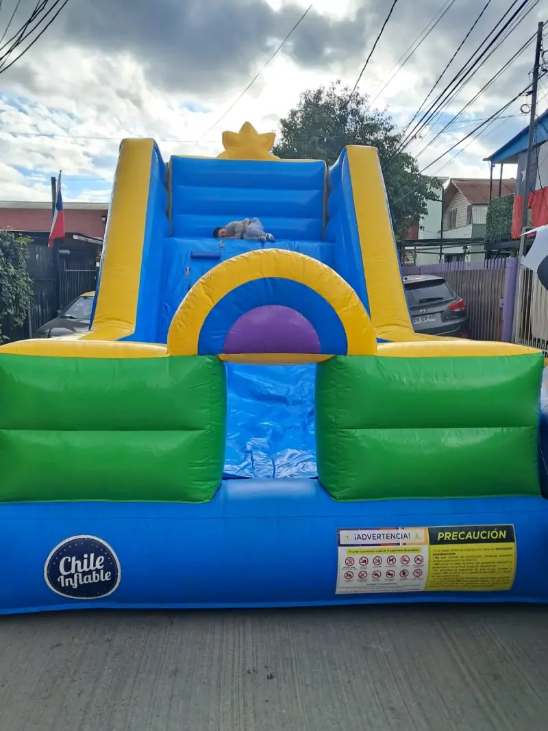 Castillo inflable grande + turbina 0 detalles - 4