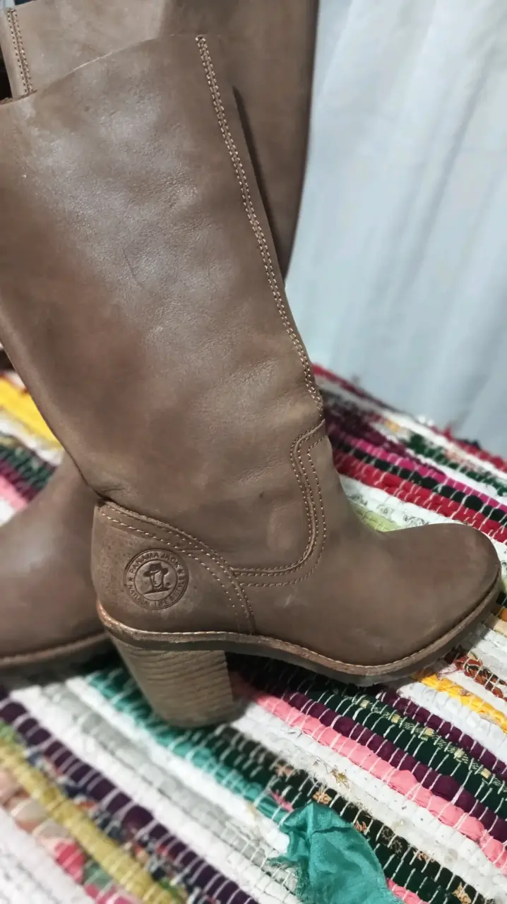 Botas cuero marrón clásicas panamá jack - 1