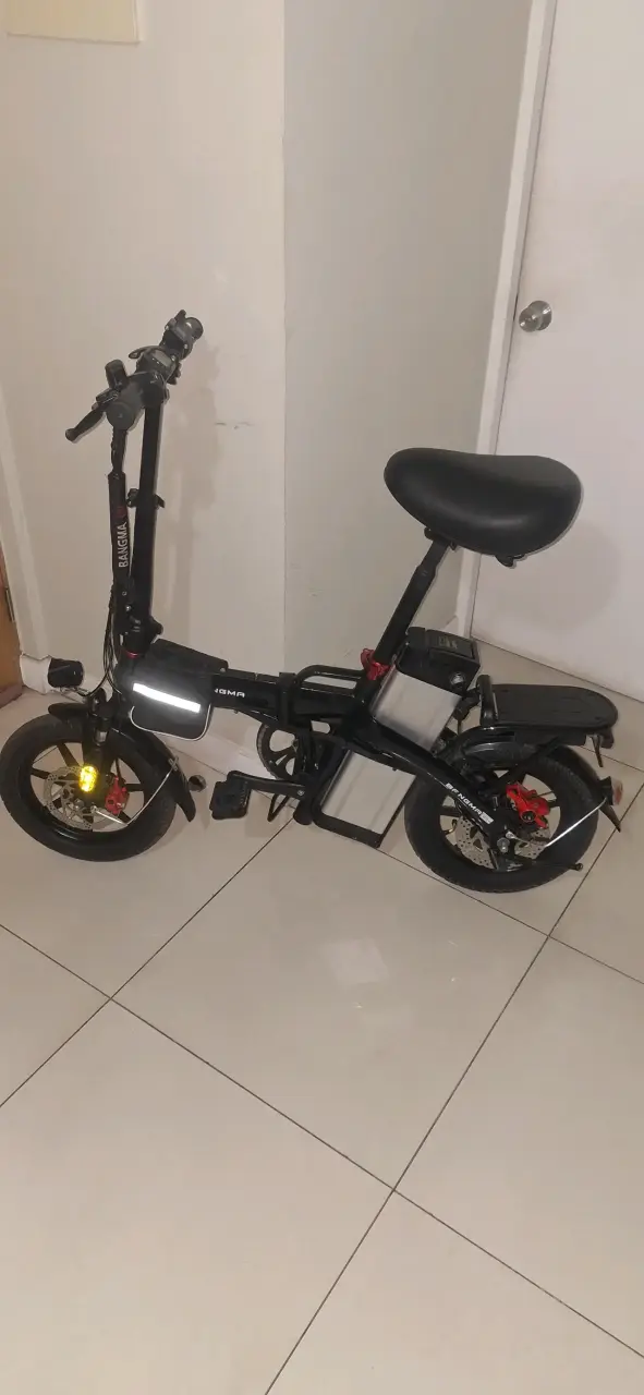 Scooter eléctrico plegable negro - 3