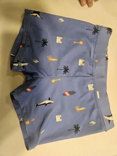 Traje baño azul estampado talla 3 - miniatura 1