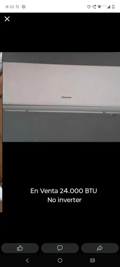 Aire acondicionado 24000 BTU - miniatura 1