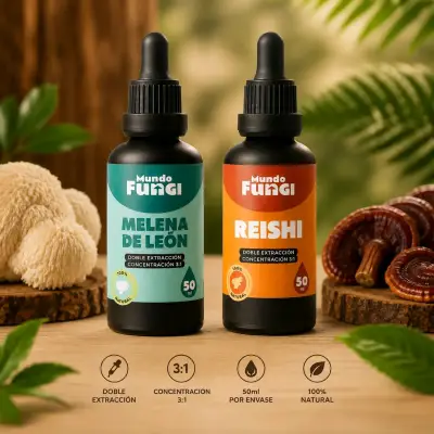 Melena de León, reishi y cordyceps 50ml extracto - miniatura 4