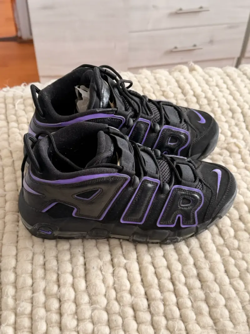 Zapatillas deportivas negras y moradas - 5