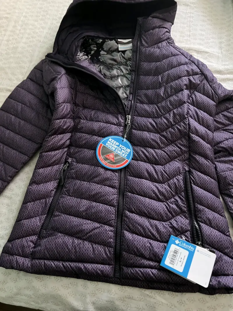 Chaqueta columbia original morada - 2