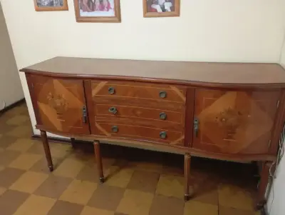 Aparador de madera antiguo - miniatura 4