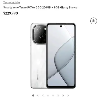 Smartphone Tecno Pova blanco - miniatura 6