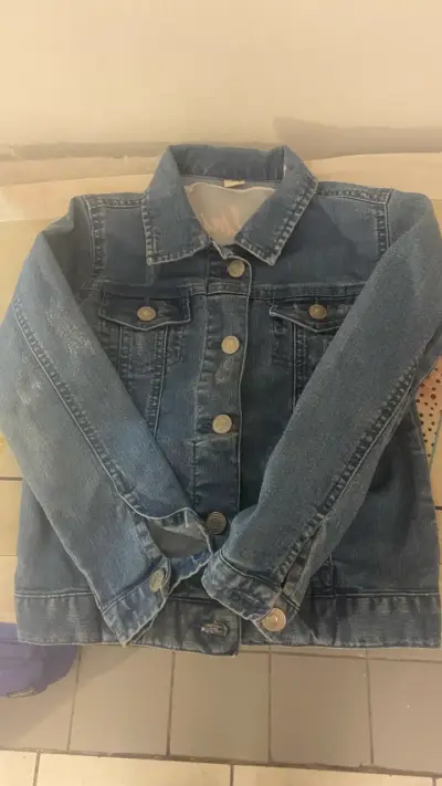 Chaqueta de mezclilla azul marca yamp - miniatura 1