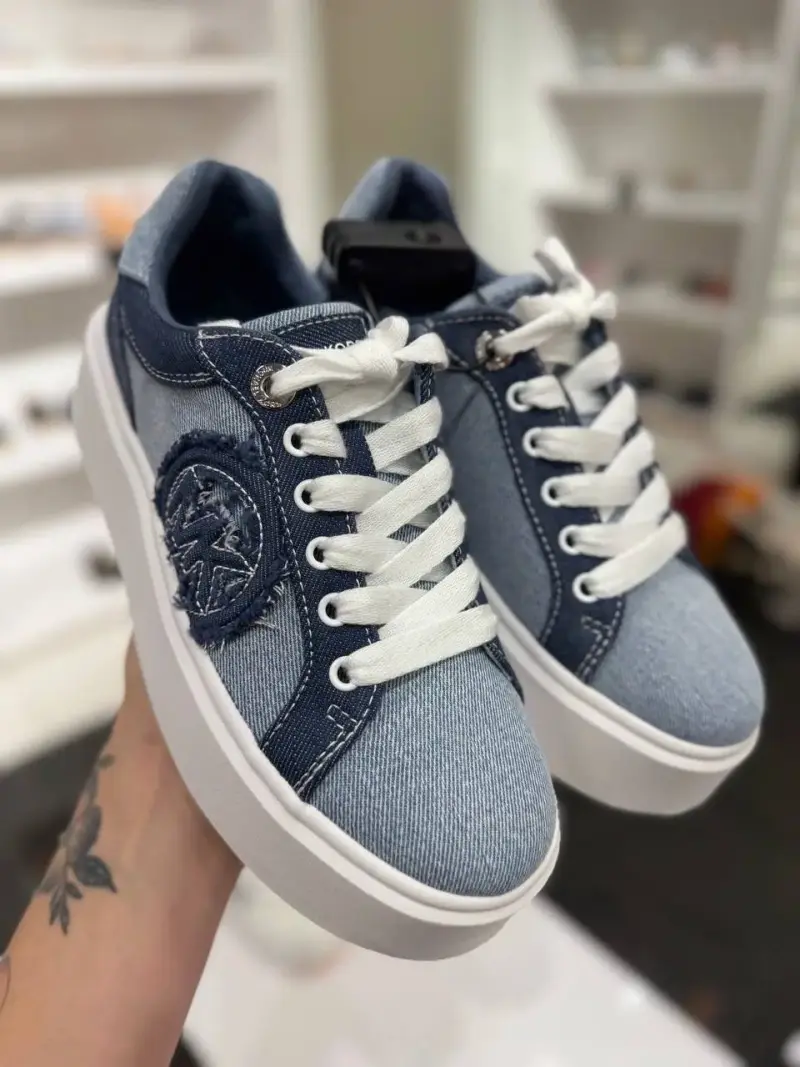Zapatillas denim plataforma - 6
