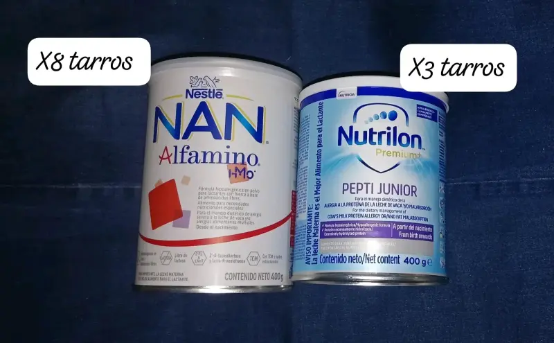 Leche en polvo Nestlé y Nutrilon - 2