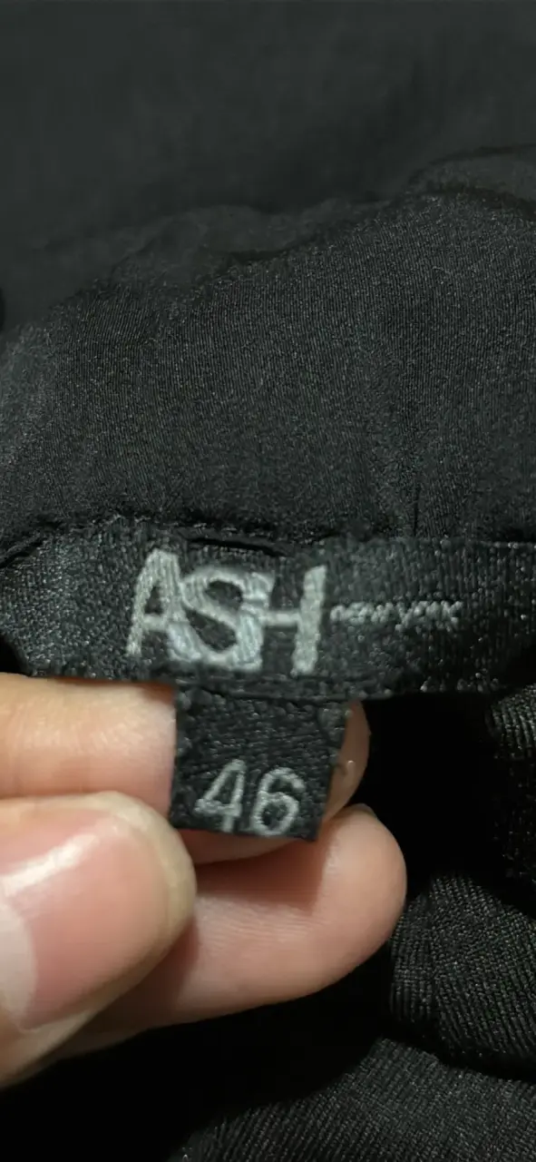Pantalon de seda negro talla 46 / ASH - 4