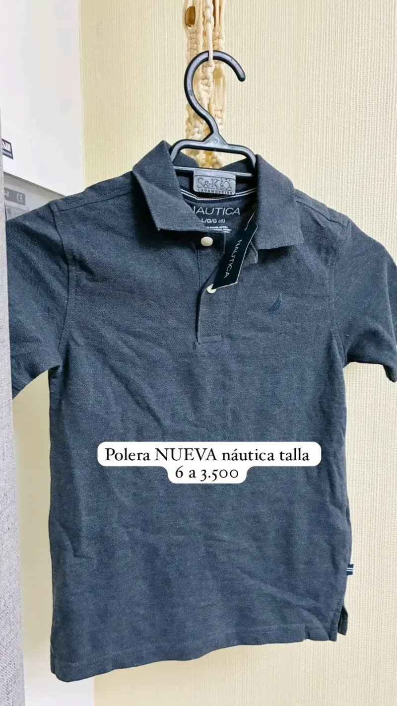 Polera roja Náutica niño - 2