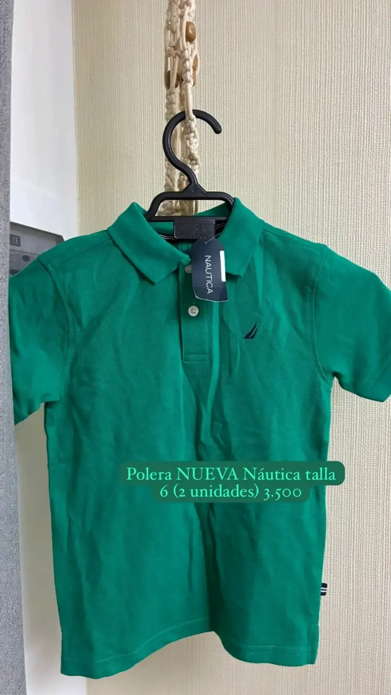 Polera roja Náutica niño - 3